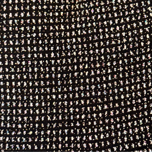 NYE Black Sparkle Strapless Sweetheart Jumpsuit Glitter Party Outfit- M - Picture 5 of 6